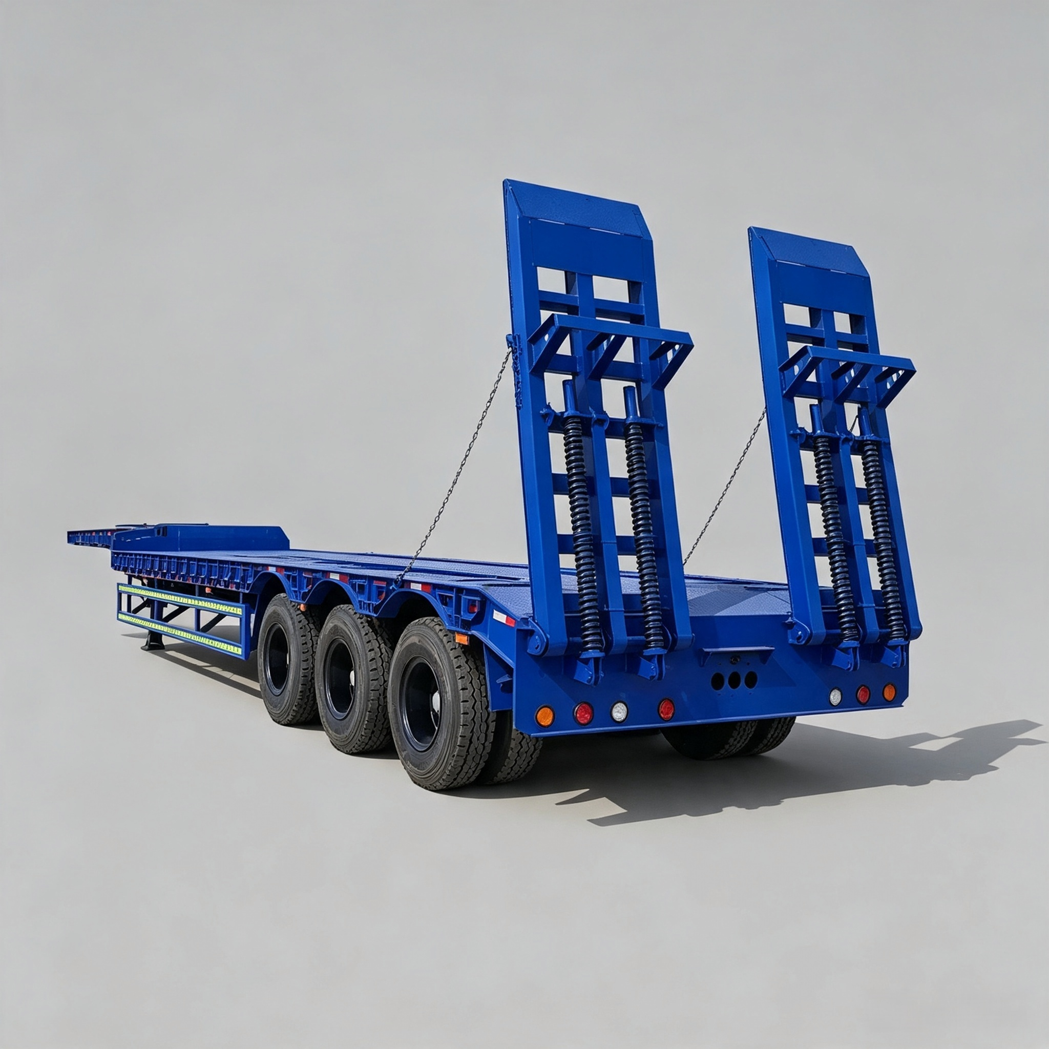 3 Axle 40 Tons Lowbed Semi Trailer