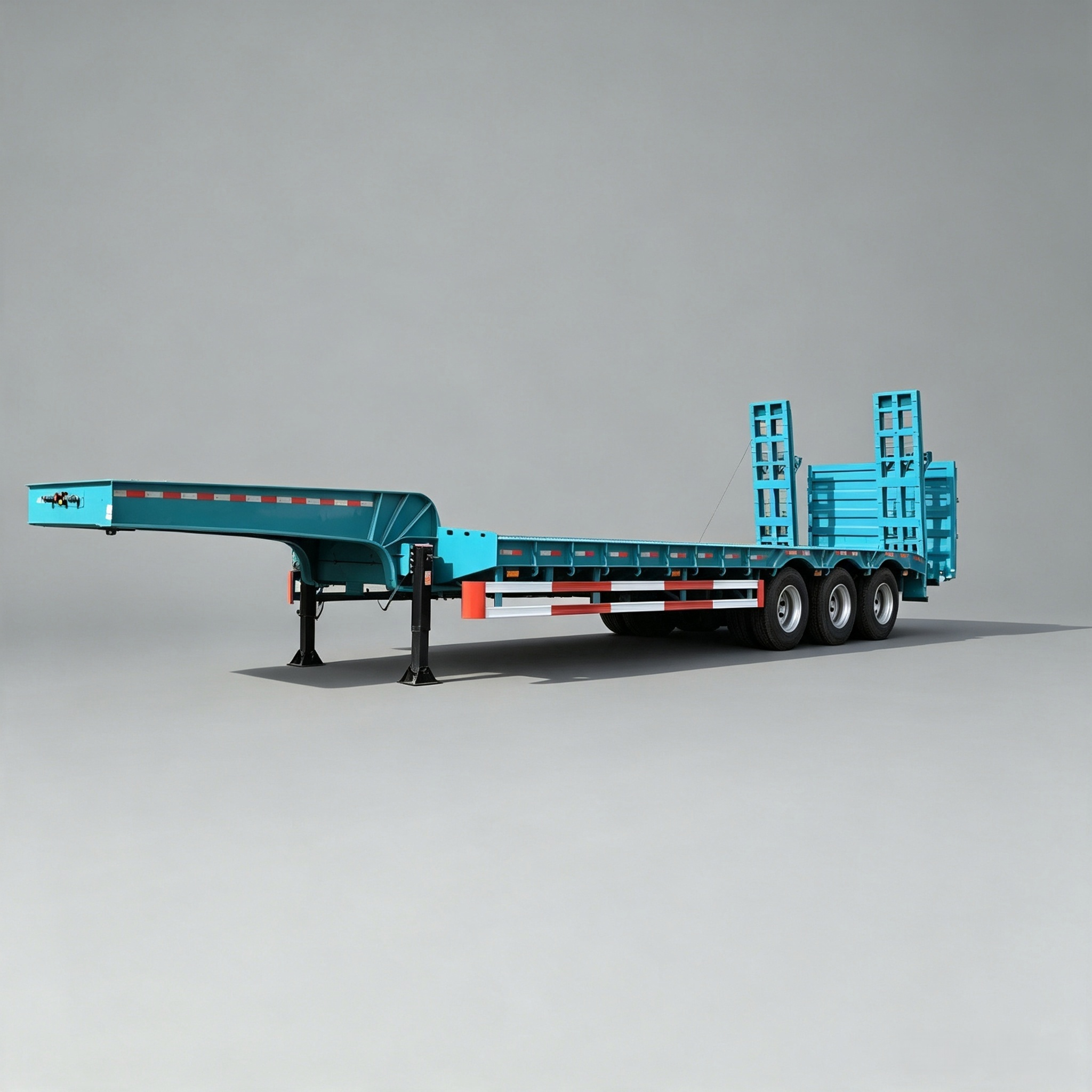 3 Axle 60 tons Semi Low Bed Trailer - Image 4