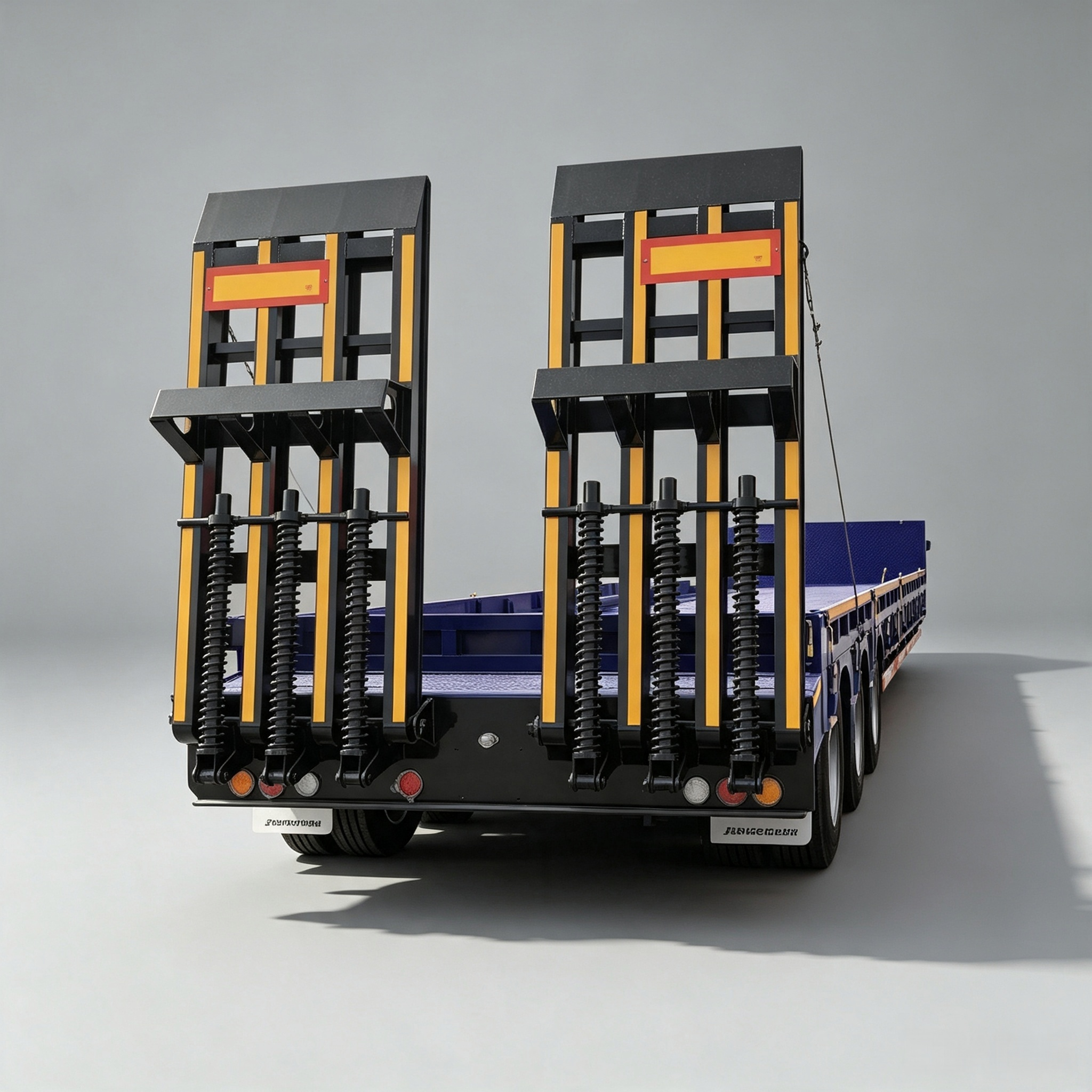 3 Axle Spring Ladder Low Bed Semi-Trailer - Image 3