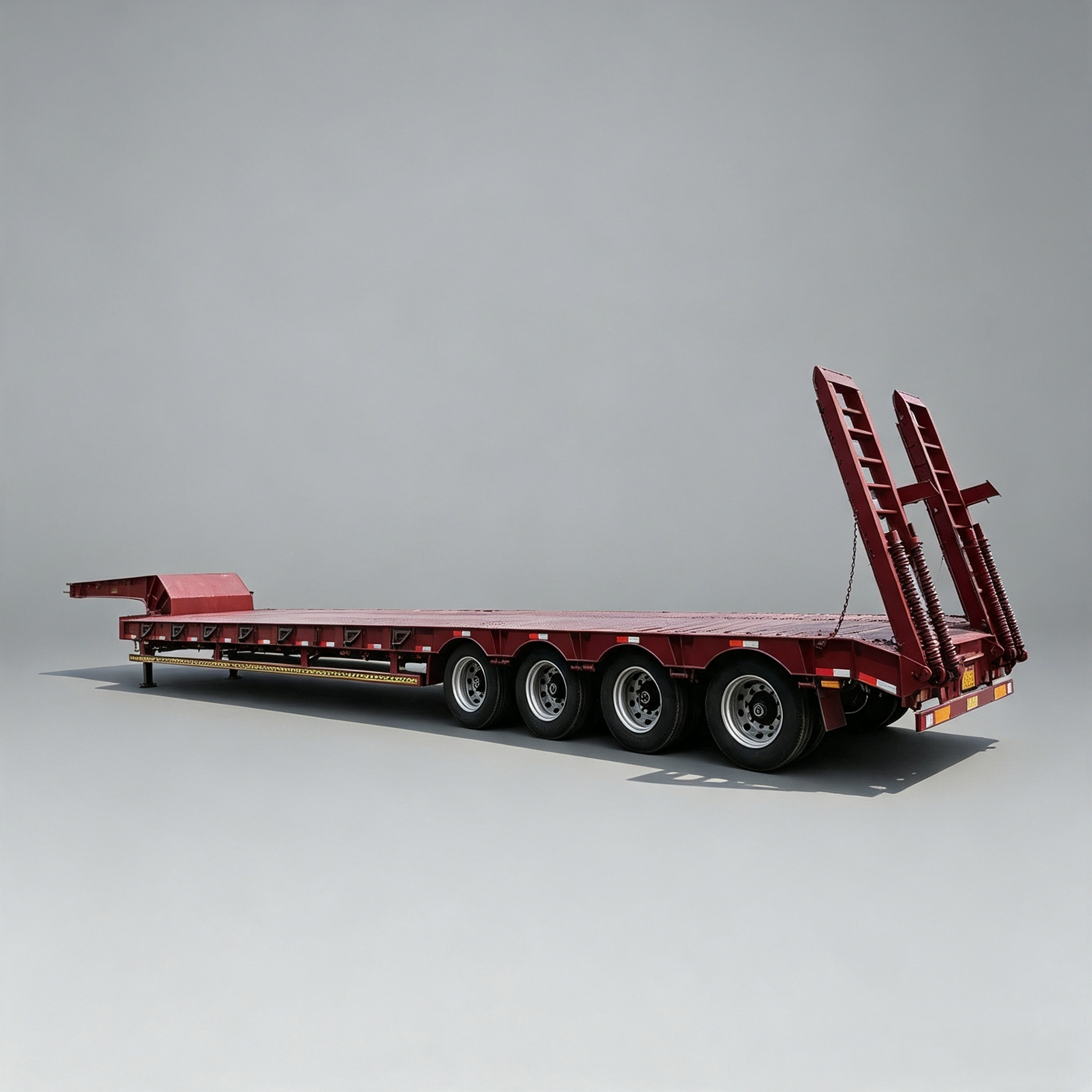 3 Axles 40 ton Excavator Lowbed Trailers - Image 6