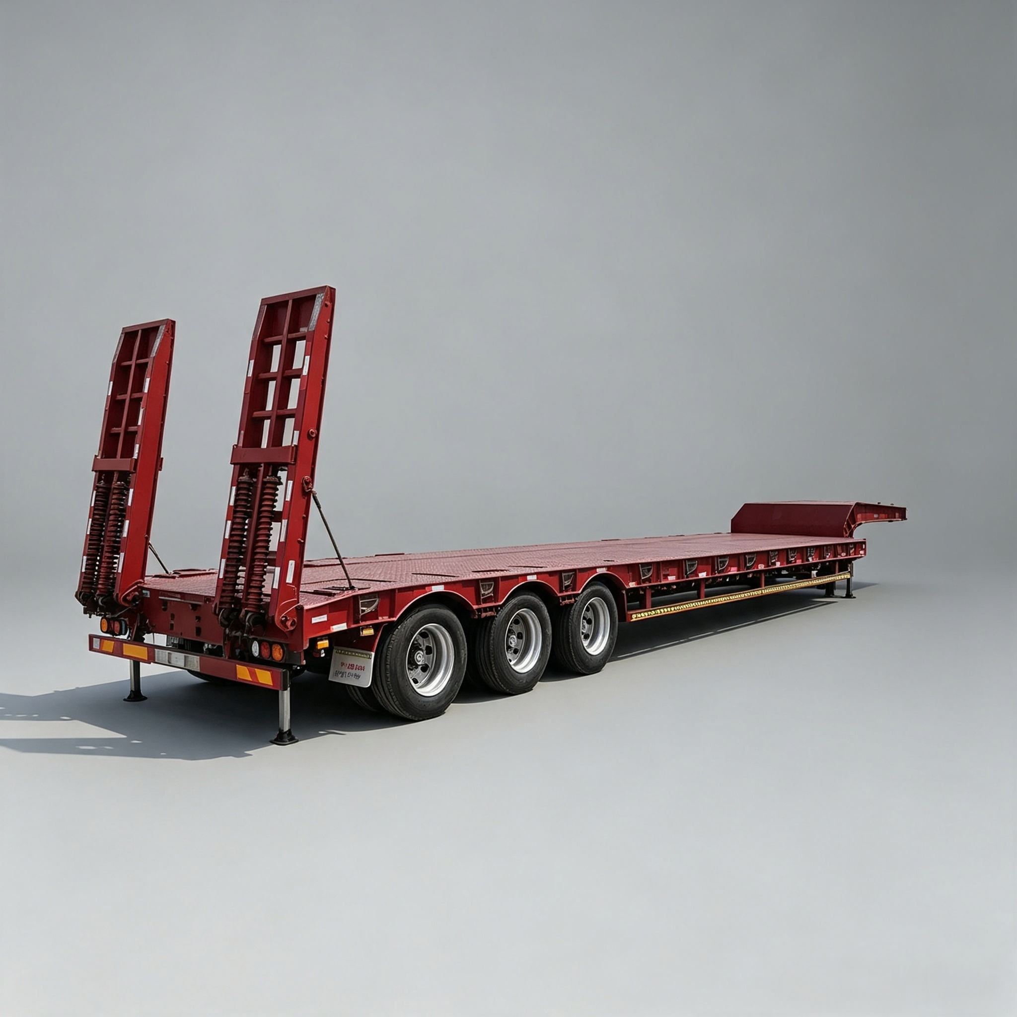 3 Axles 40 ton Excavator Lowbed Trailers - Image 5