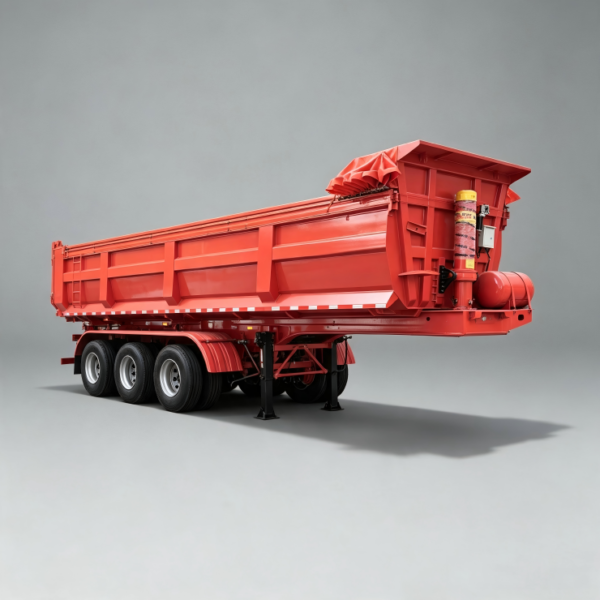 3 Axle 80 Ton Dump Semi Trailer