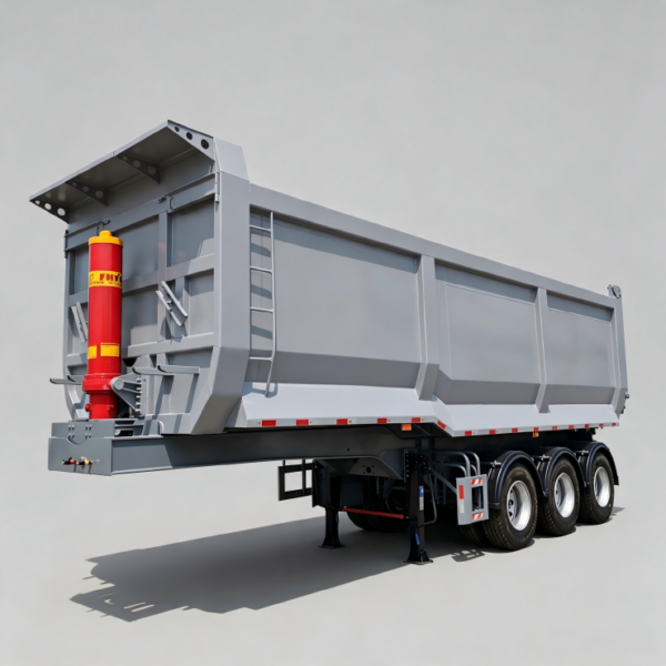 3 Axle End Dump Semi Trailers