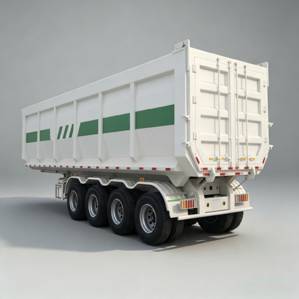 4 Axle 40 Cubic Tipper Semi Trailer